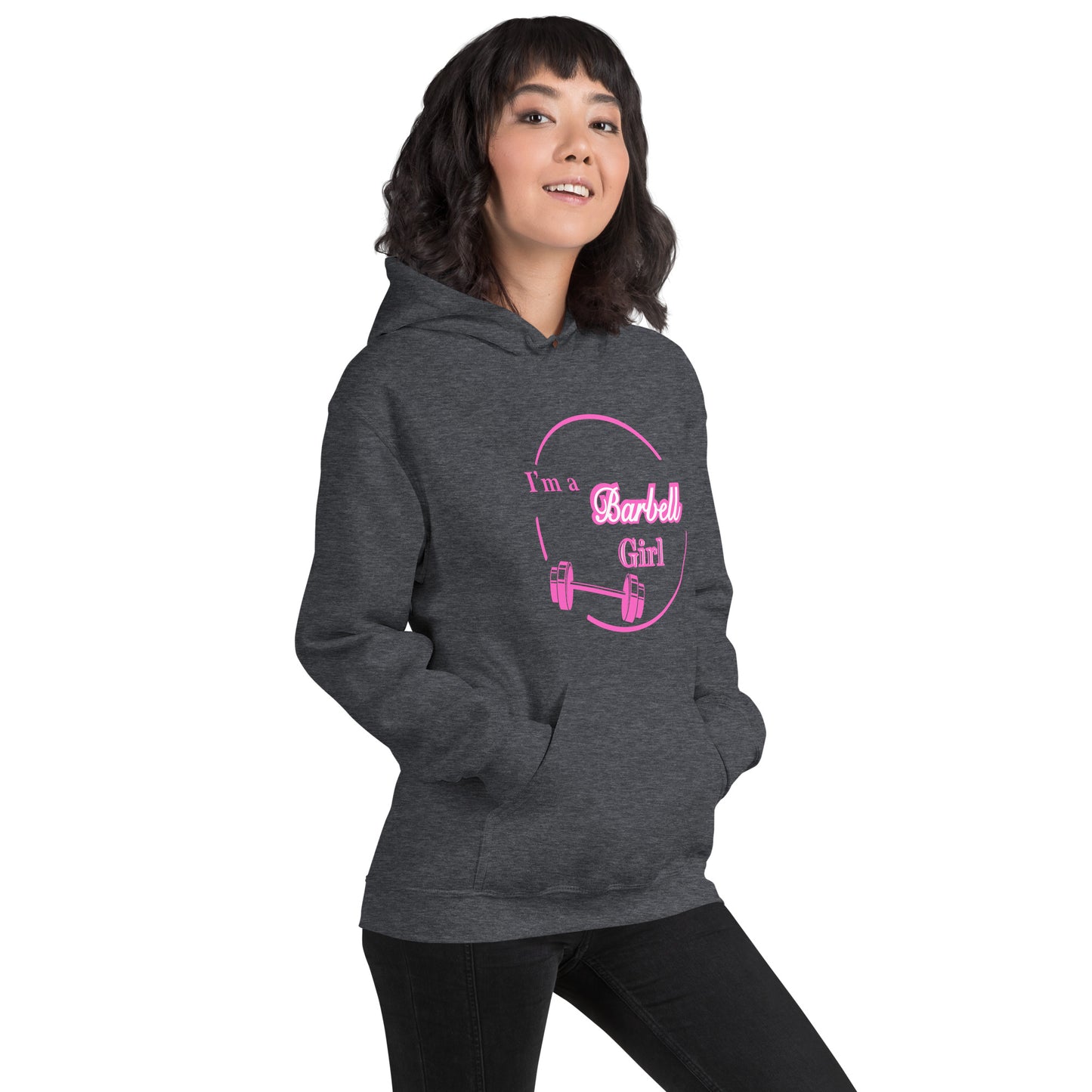 I'm A Barbell Girl Unisex Hoodie by EraofInk