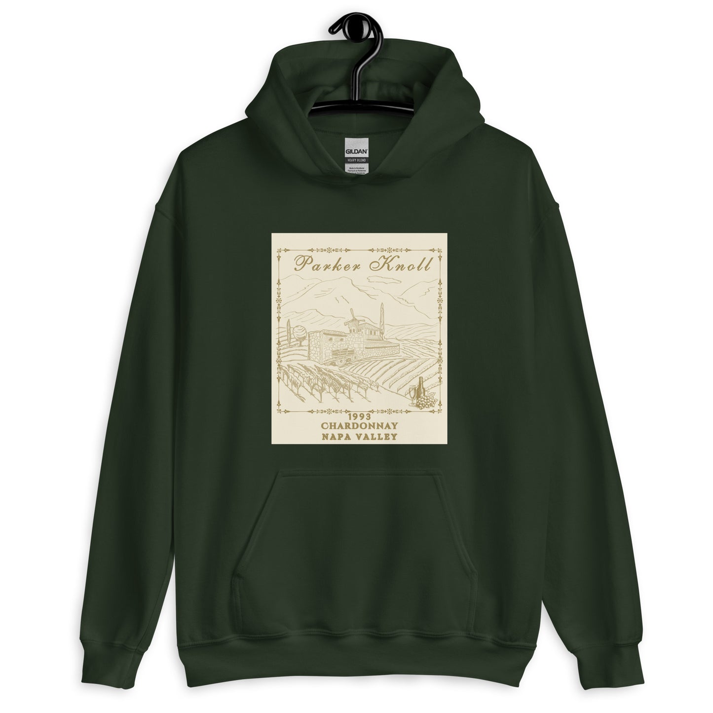 Parker Knoll Chardonnay Vineyard Unisex Hoodie by EraofInk