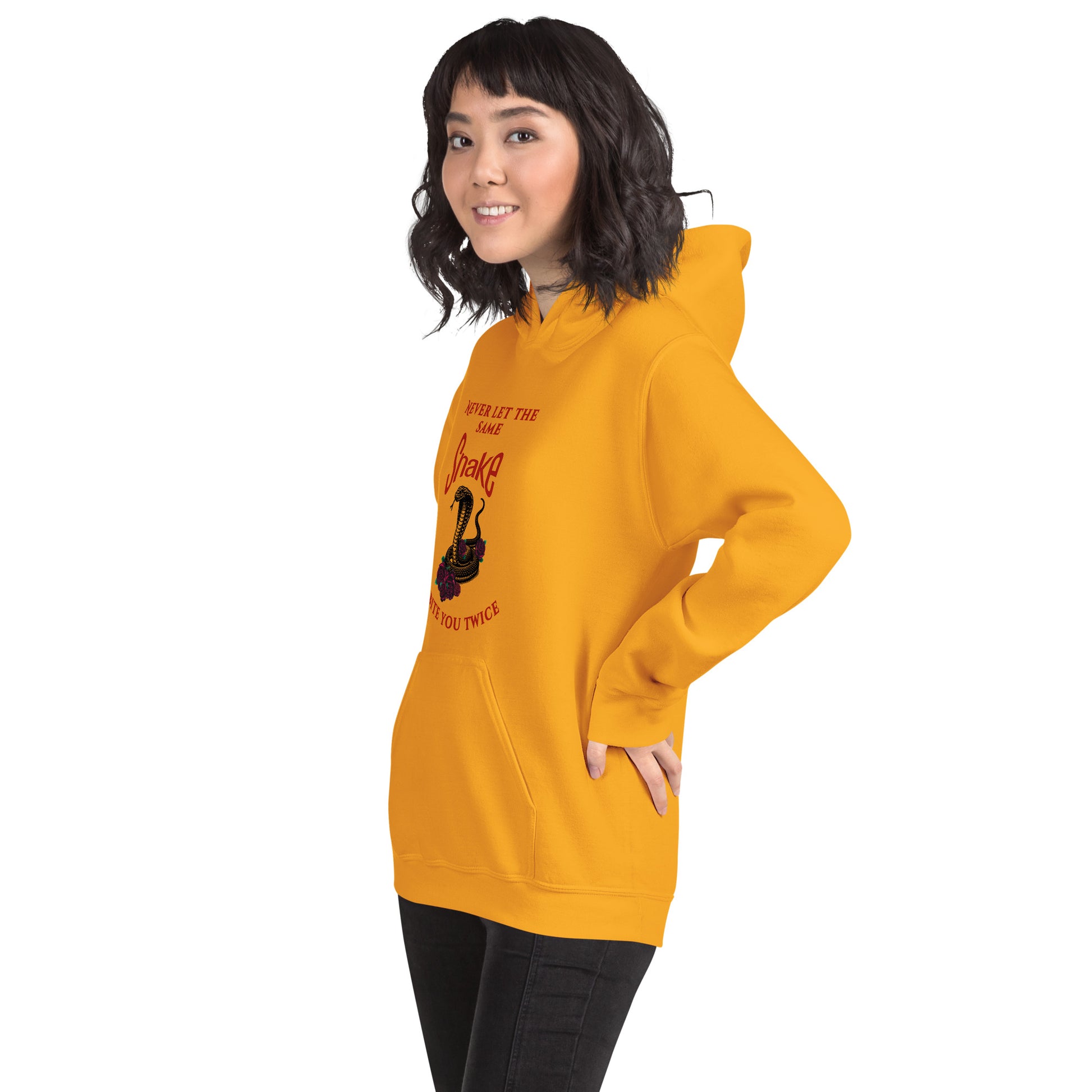 Never let the same snake bite you twice - Unisex Hoodie - by RecreatingKrista