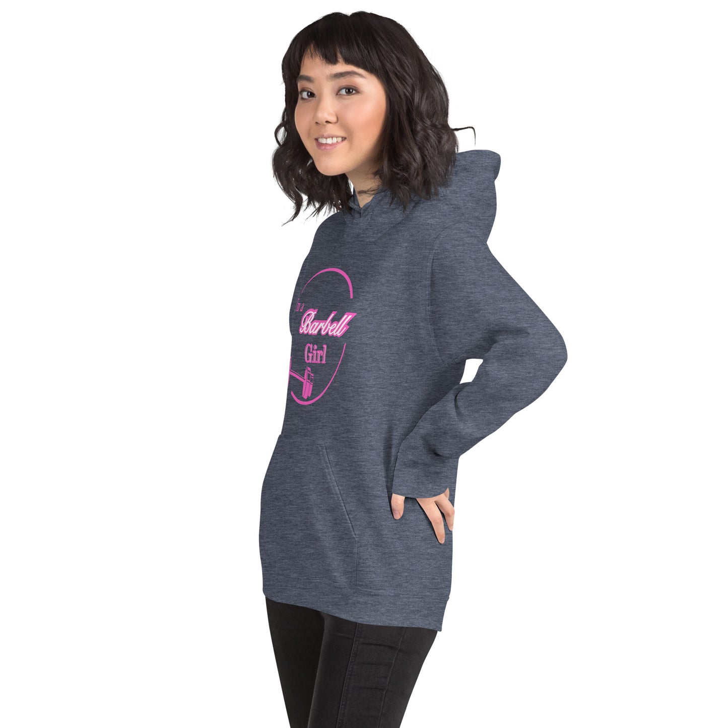 I'm A Barbell Girl Unisex Hoodie by EraofInk