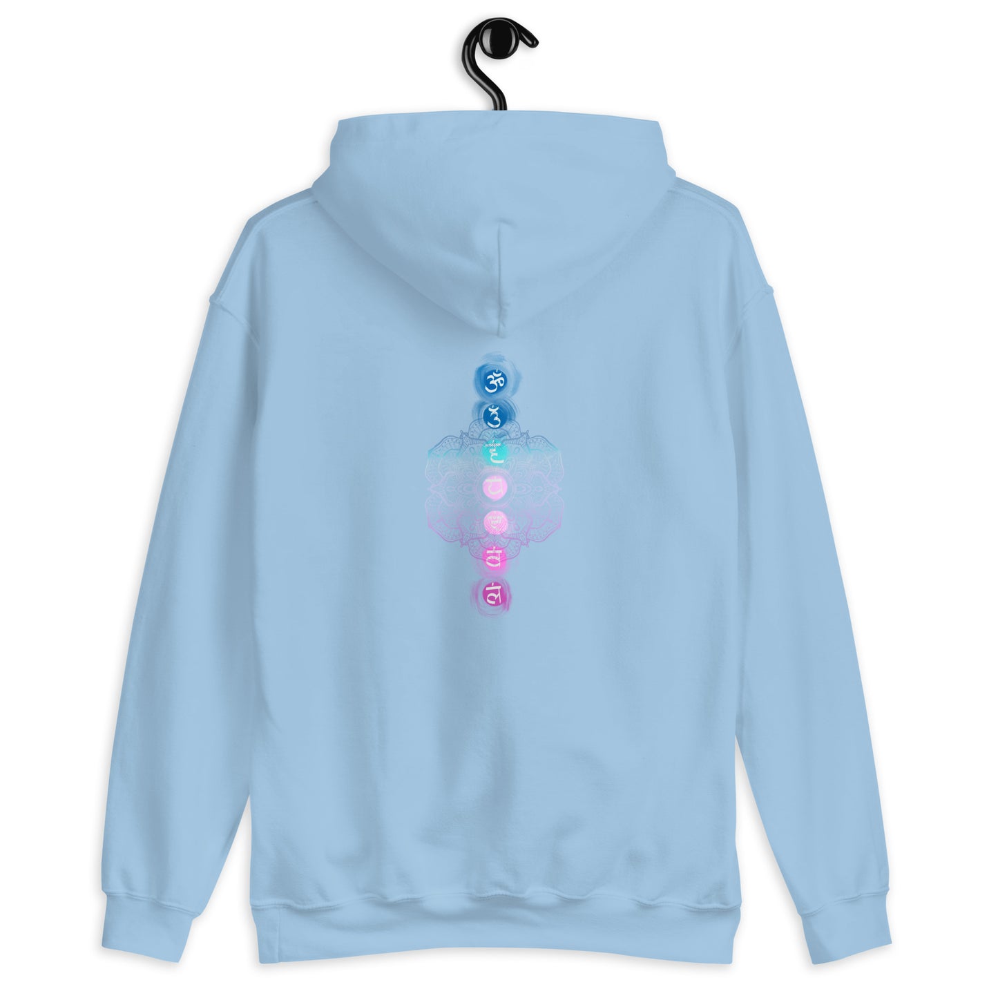 Third Eye Design with Semi Transparent Colors Unisex Hoodie by EraofInk
