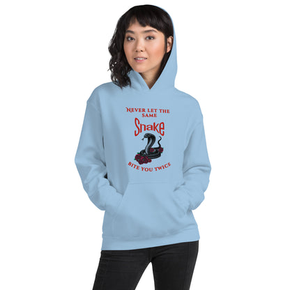 Never let the same snake bite you twice - Unisex Hoodie - by RecreatingKrista