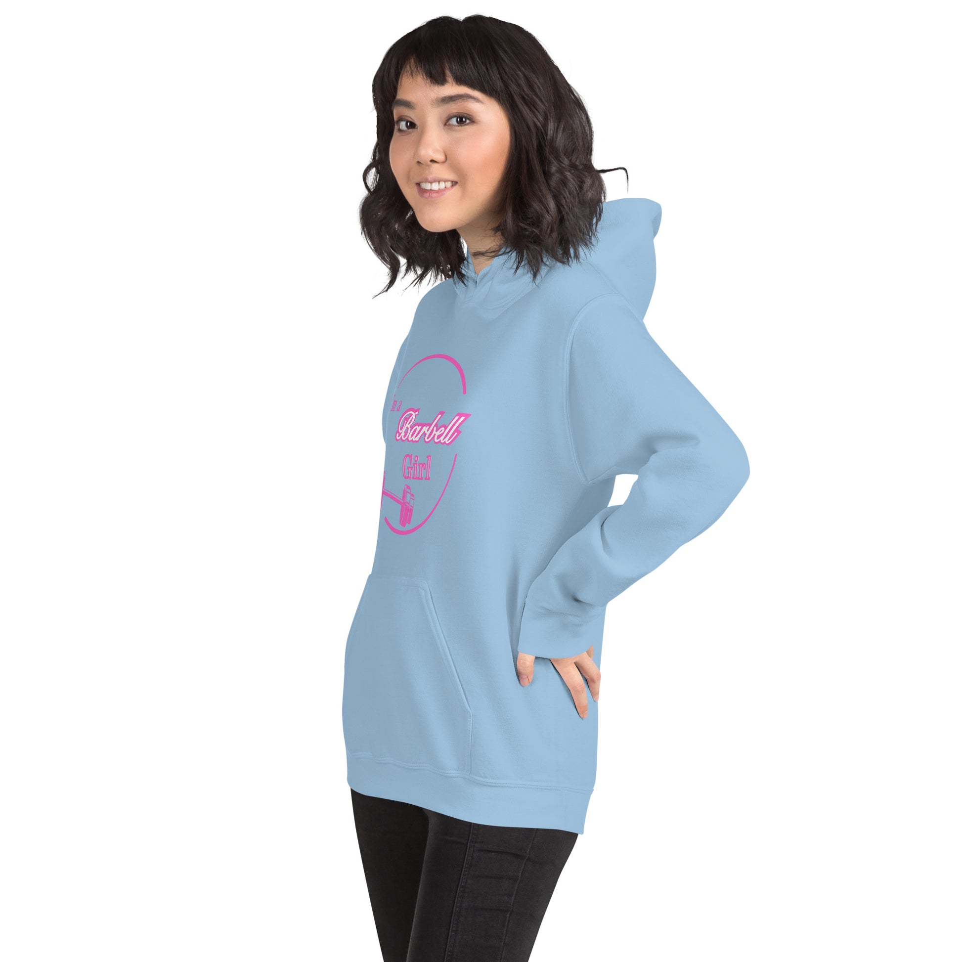 I'm A Barbell Girl Unisex Hoodie by EraofInk