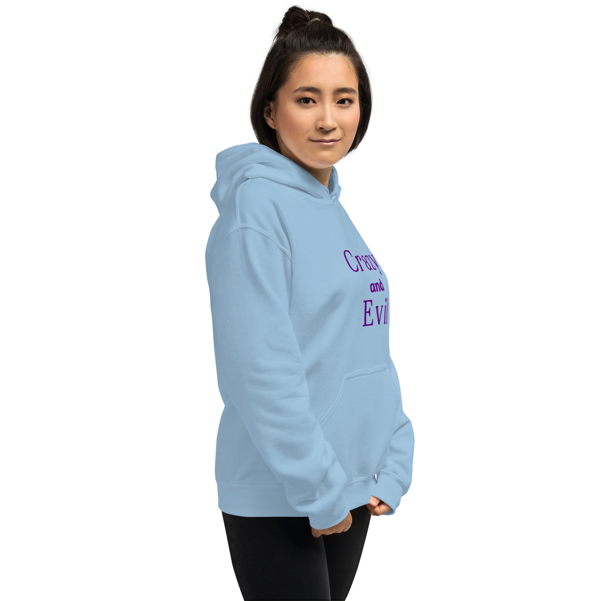 Crazy and Evil - Unisex Hoodie - by RecreatingKrista