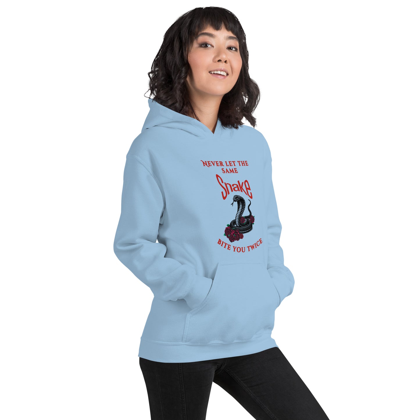 Never let the same snake bite you twice - Unisex Hoodie - by RecreatingKrista