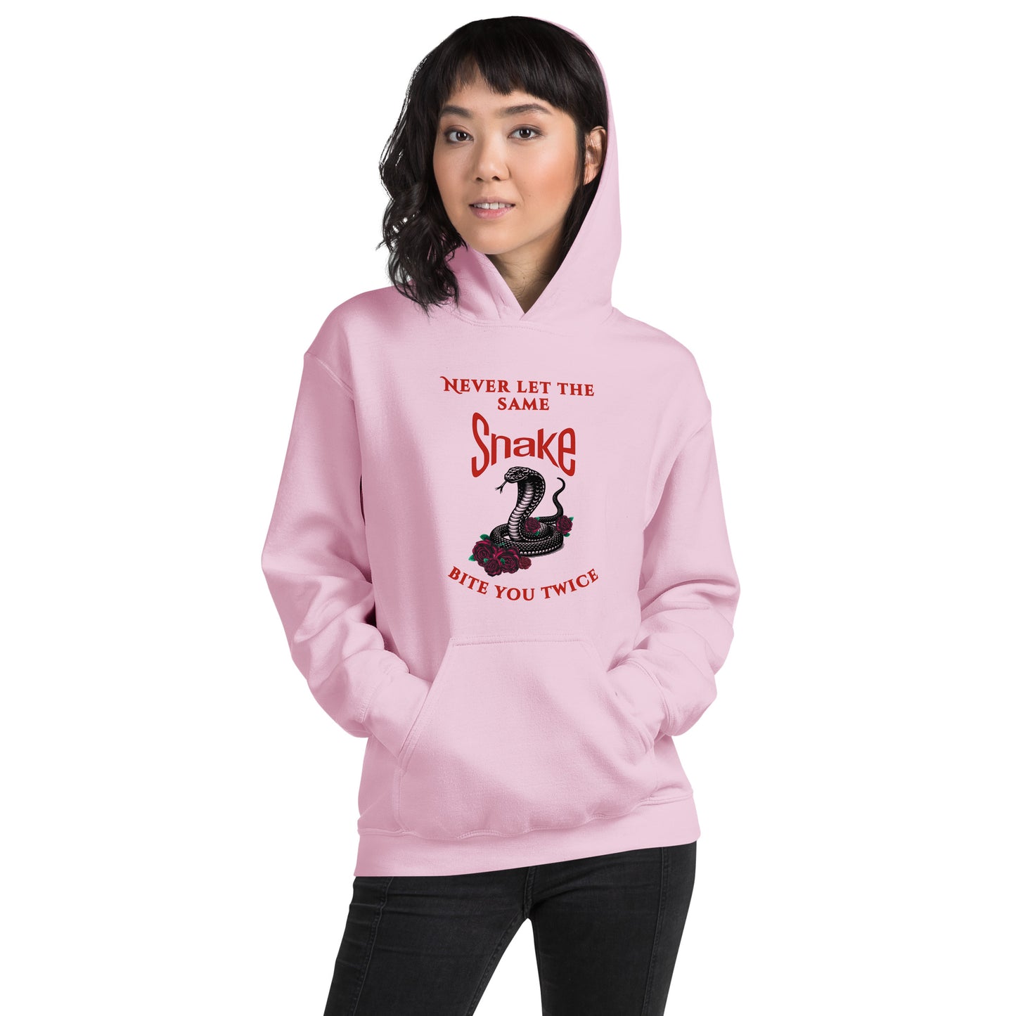 Never let the same snake bite you twice - Unisex Hoodie - by RecreatingKrista