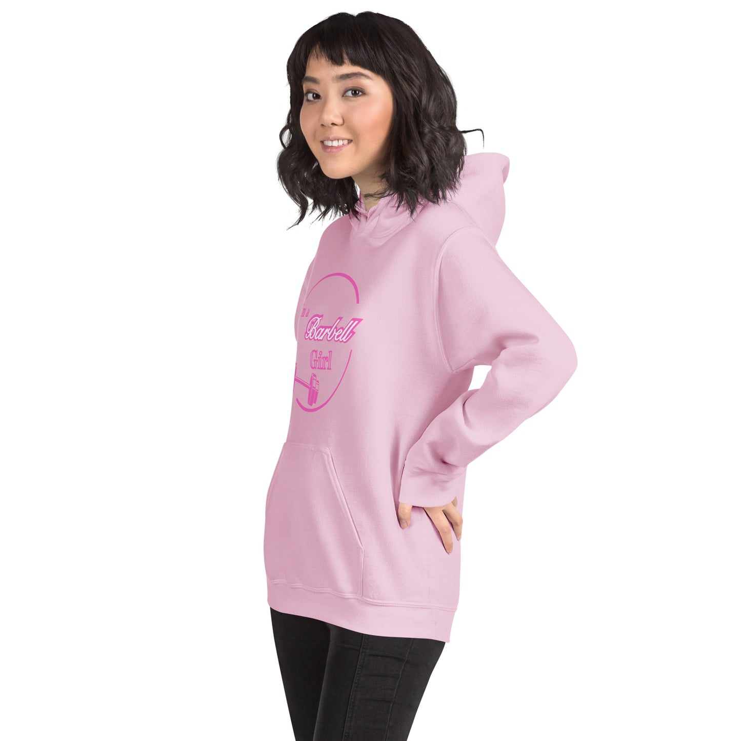 I'm A Barbell Girl Unisex Hoodie by EraofInk