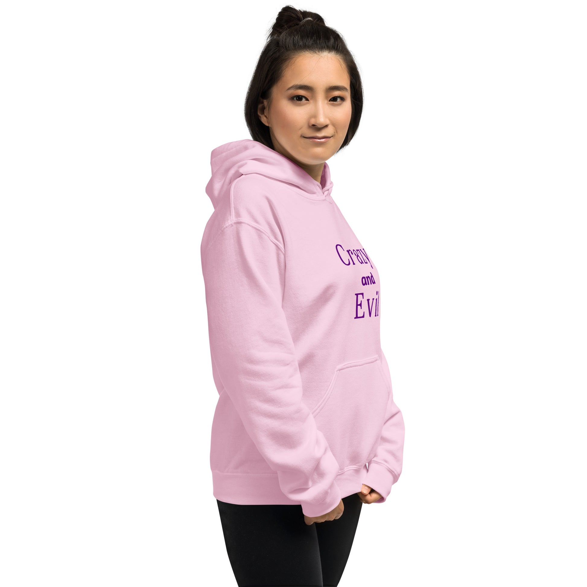 Crazy and Evil - Unisex Hoodie - by RecreatingKrista
