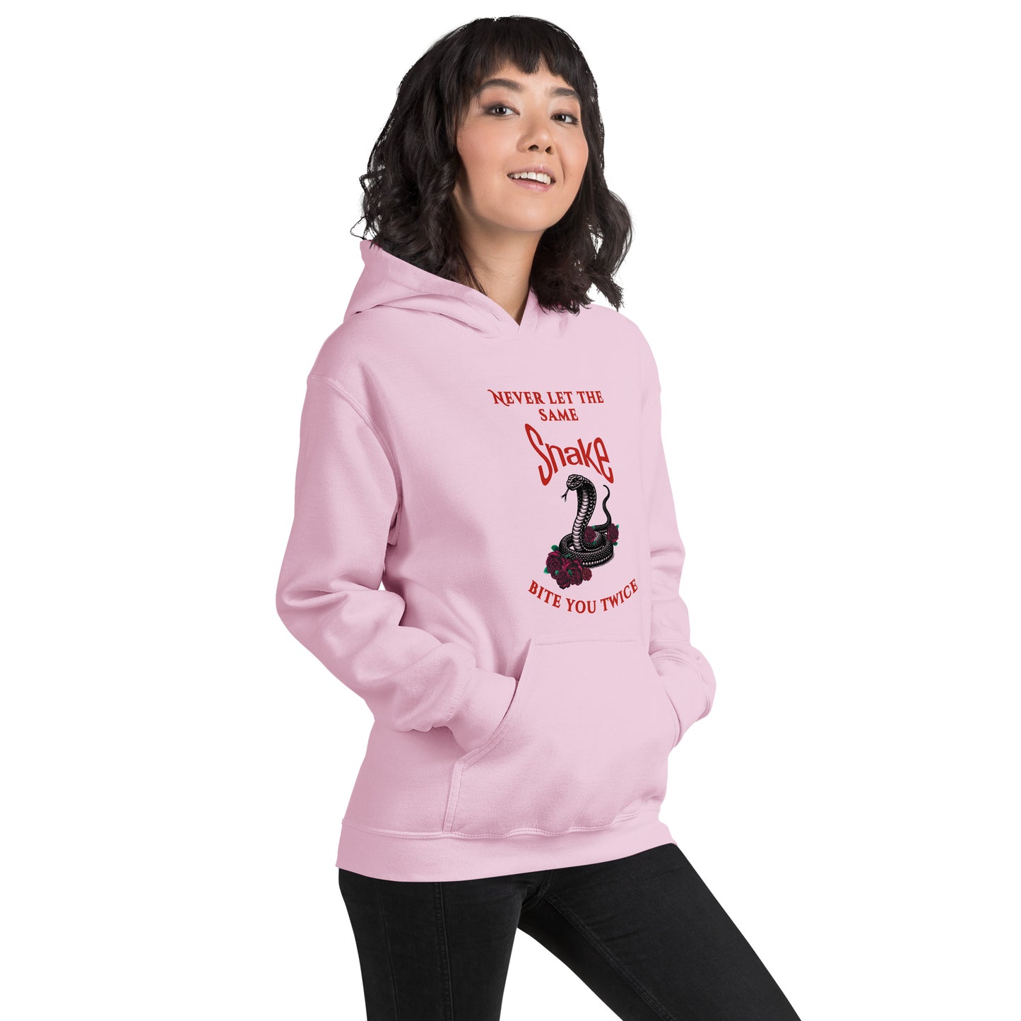 Never let the same snake bite you twice - Unisex Hoodie - by RecreatingKrista
