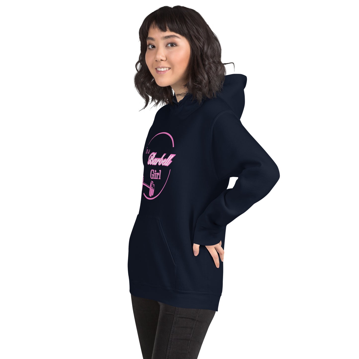 I'm A Barbell Girl Unisex Hoodie by EraofInk