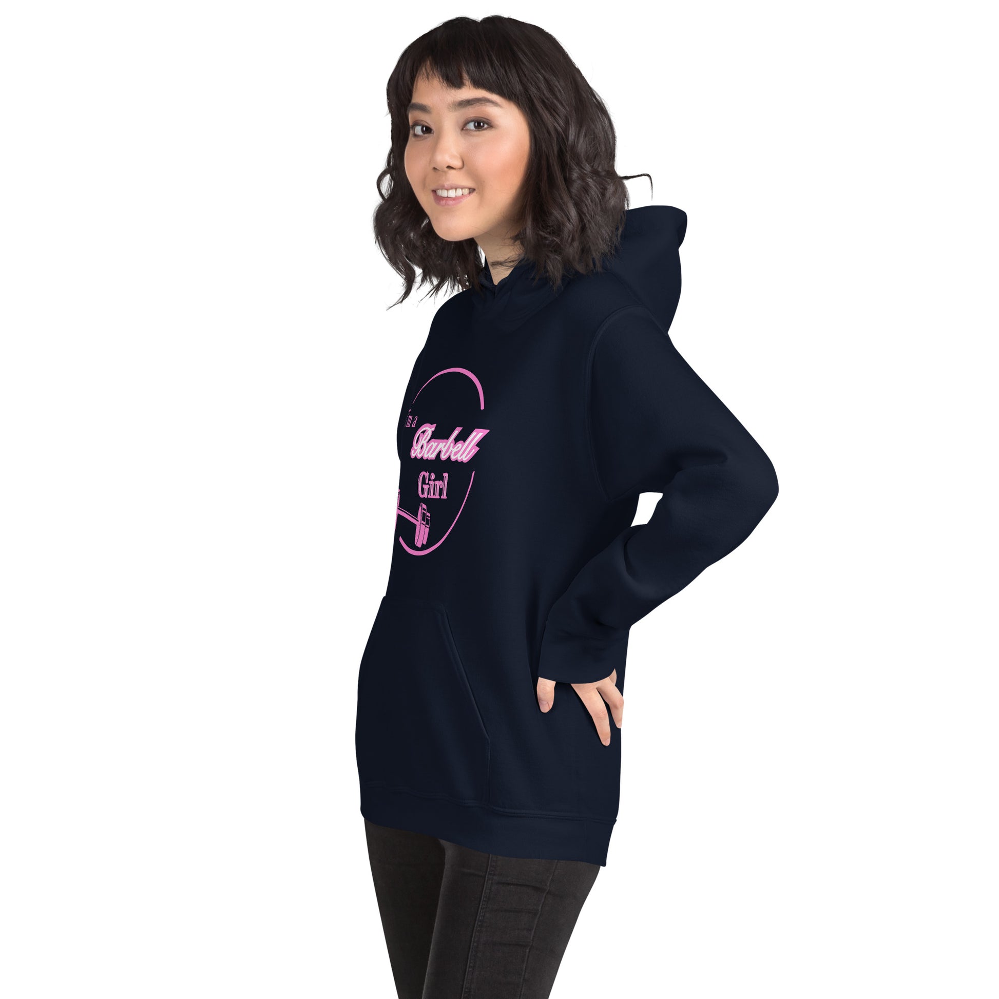 I'm A Barbell Girl Unisex Hoodie by EraofInk