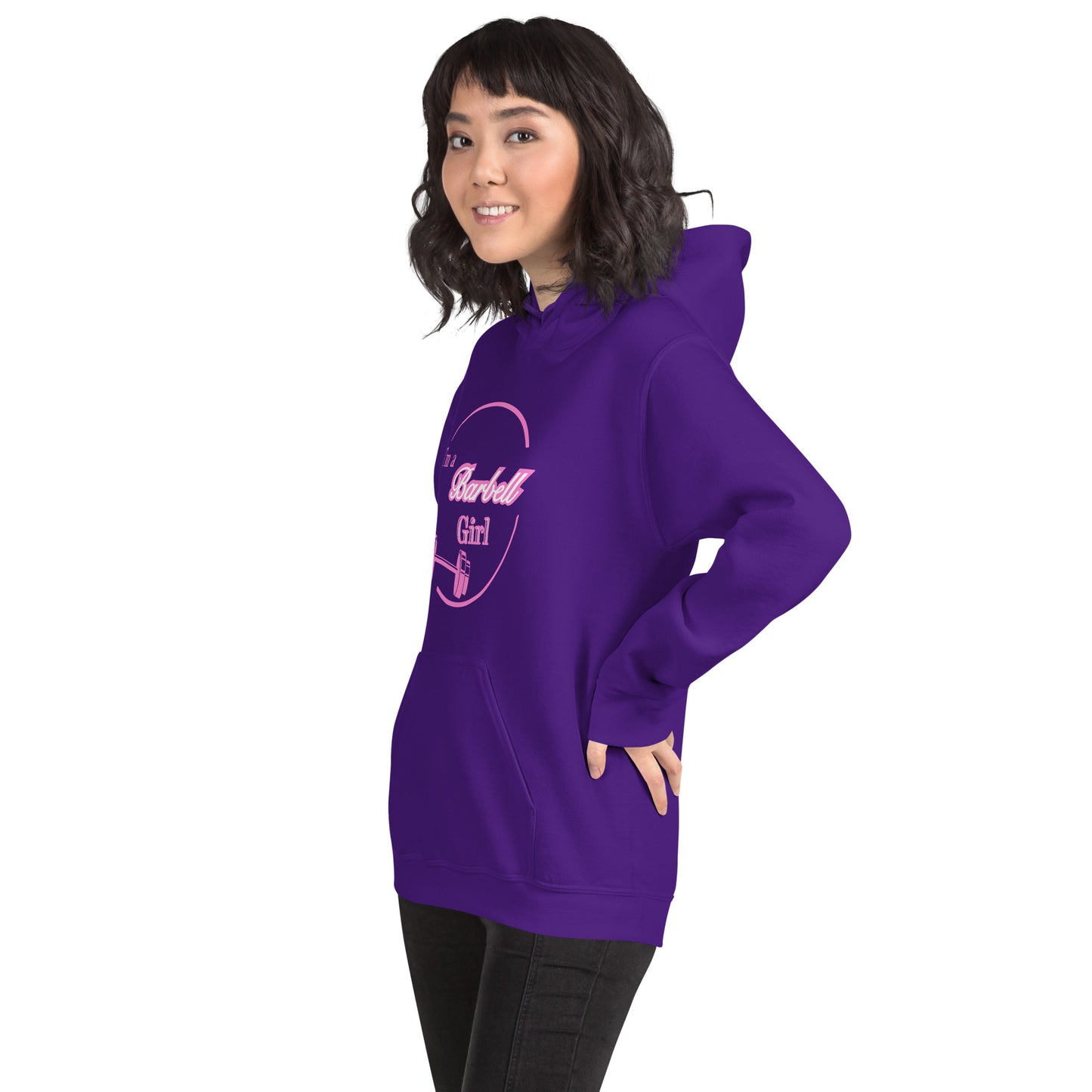 I'm A Barbell Girl Unisex Hoodie by EraofInk