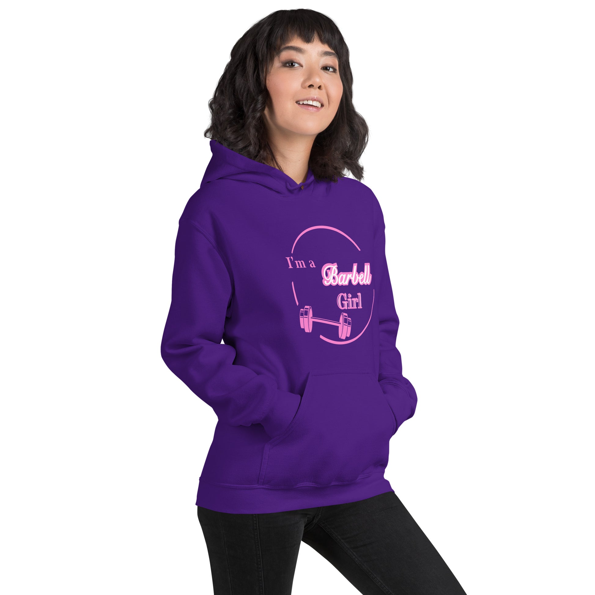 I'm A Barbell Girl Unisex Hoodie by EraofInk