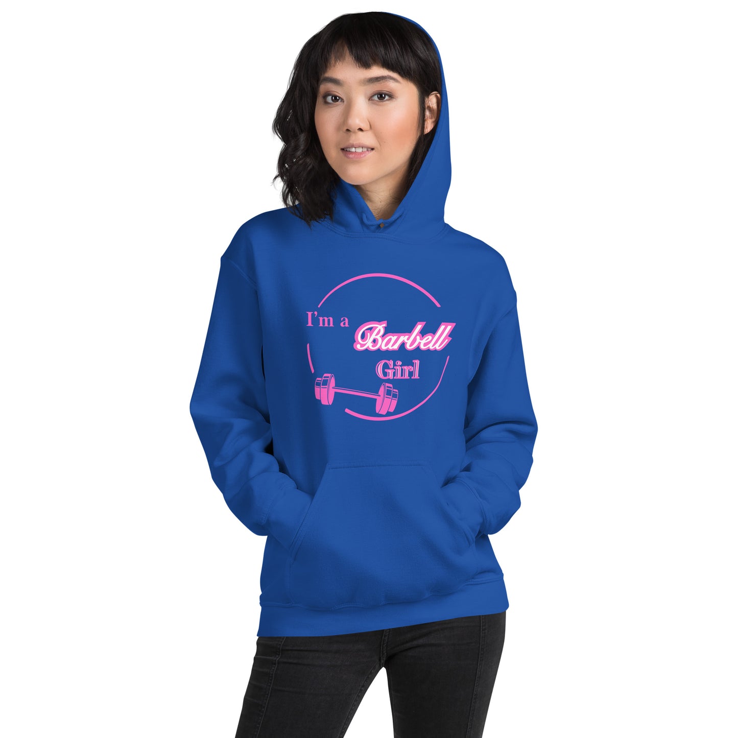 I'm A Barbell Girl Unisex Hoodie by EraofInk