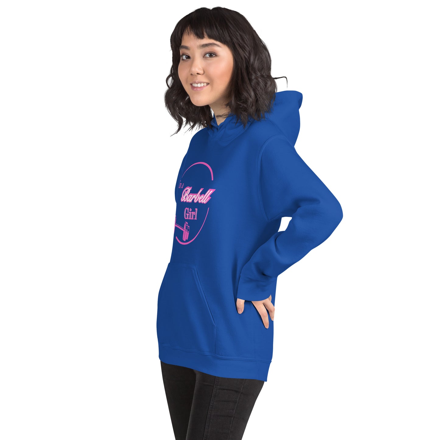 I'm A Barbell Girl Unisex Hoodie by EraofInk