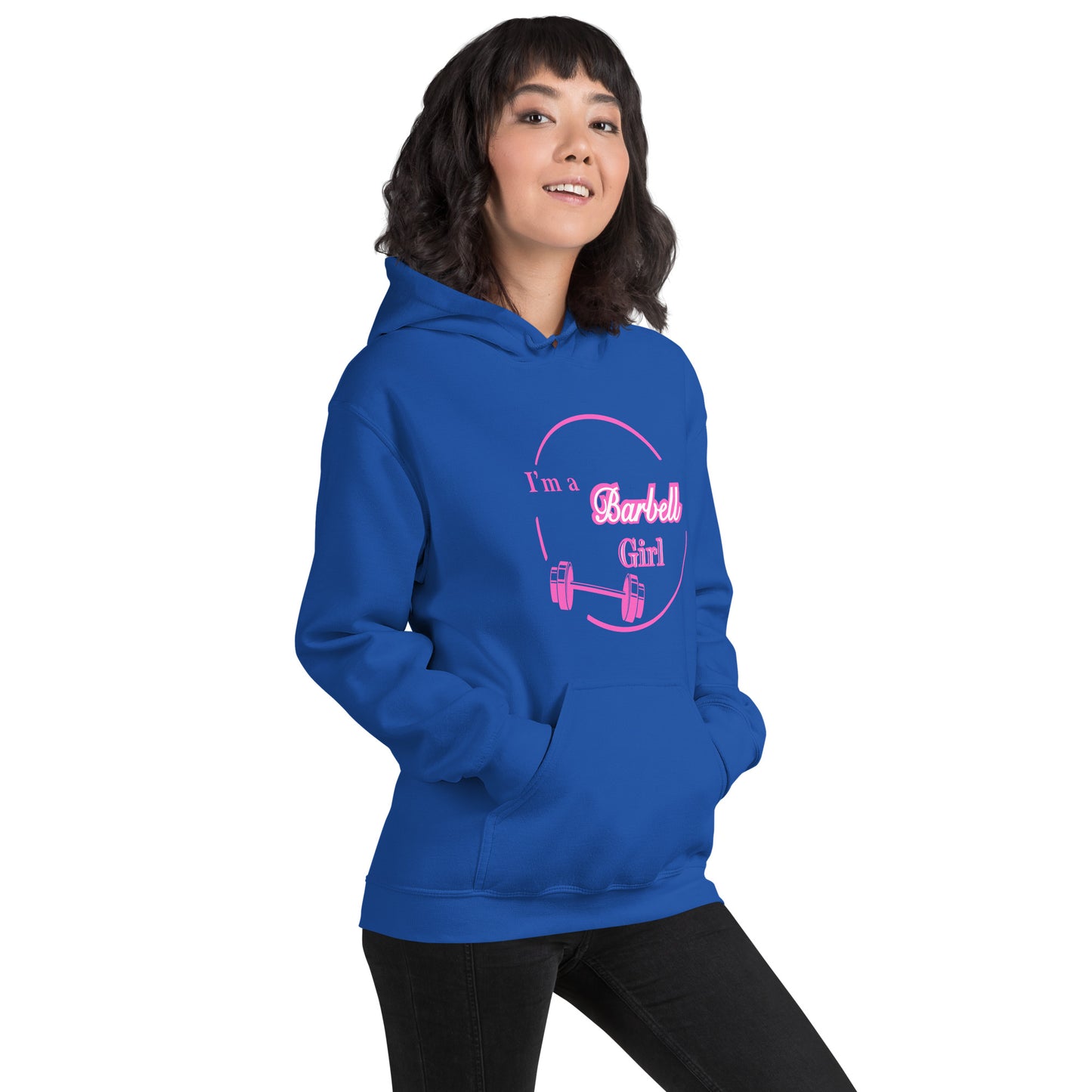 I'm A Barbell Girl Unisex Hoodie by EraofInk