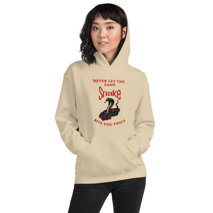 Never let the same snake bite you twice - Unisex Hoodie - by RecreatingKrista