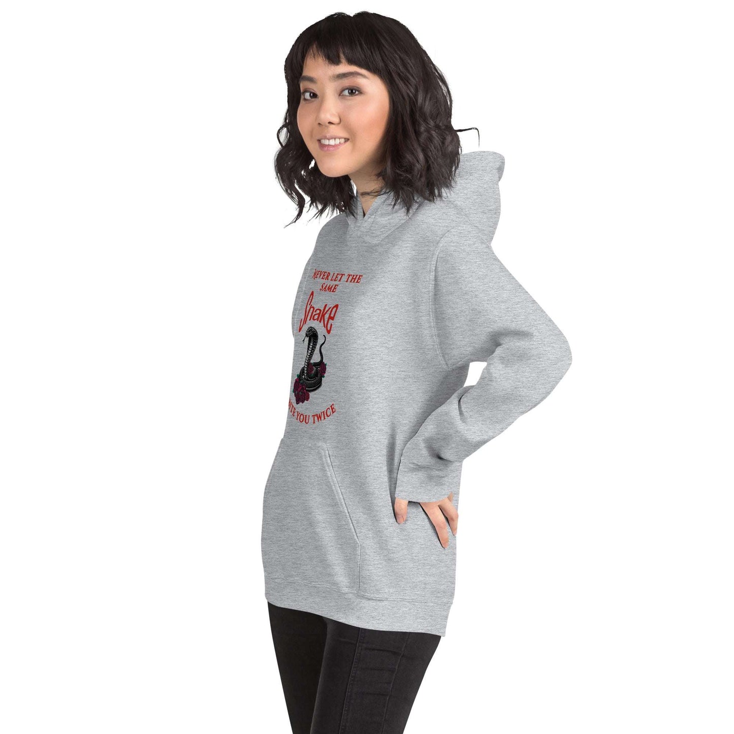 Never let the same snake bite you twice - Unisex Hoodie - by RecreatingKrista