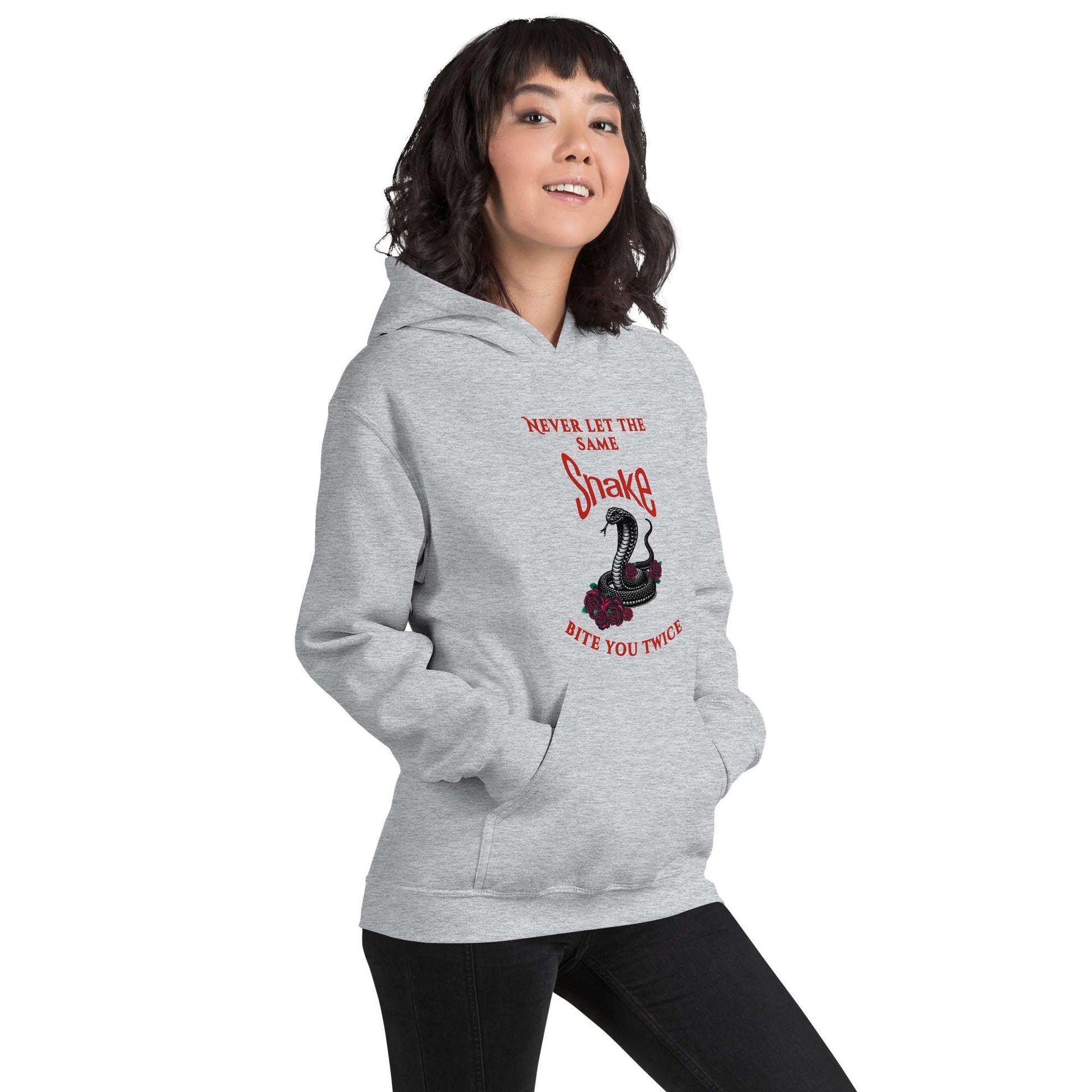 Never let the same snake bite you twice - Unisex Hoodie - by RecreatingKrista