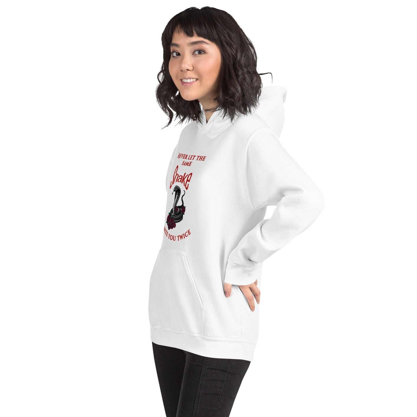 Never let the same snake bite you twice - Unisex Hoodie - by RecreatingKrista