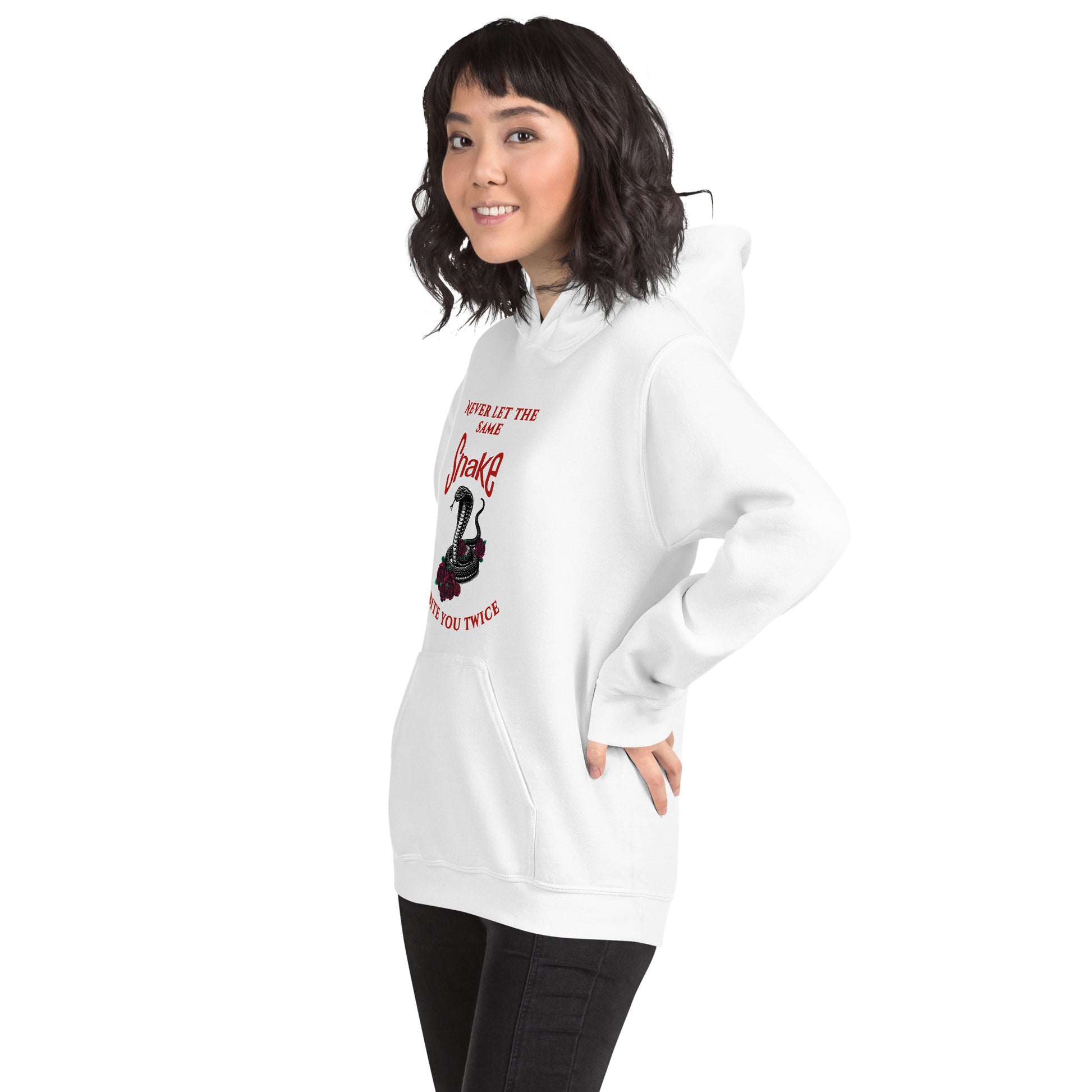 Never let the same snake bite you twice - Unisex Hoodie - by RecreatingKrista