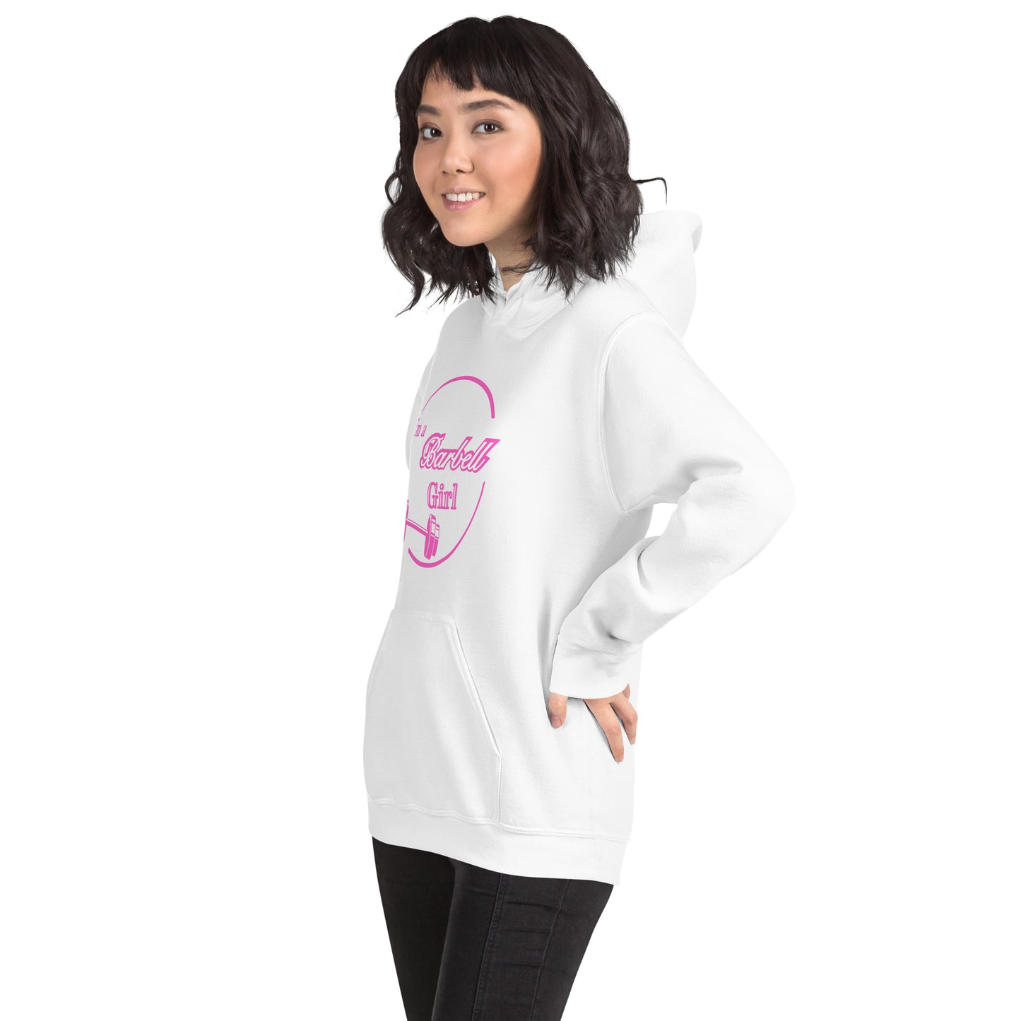 I'm A Barbell Girl Unisex Hoodie by EraofInk