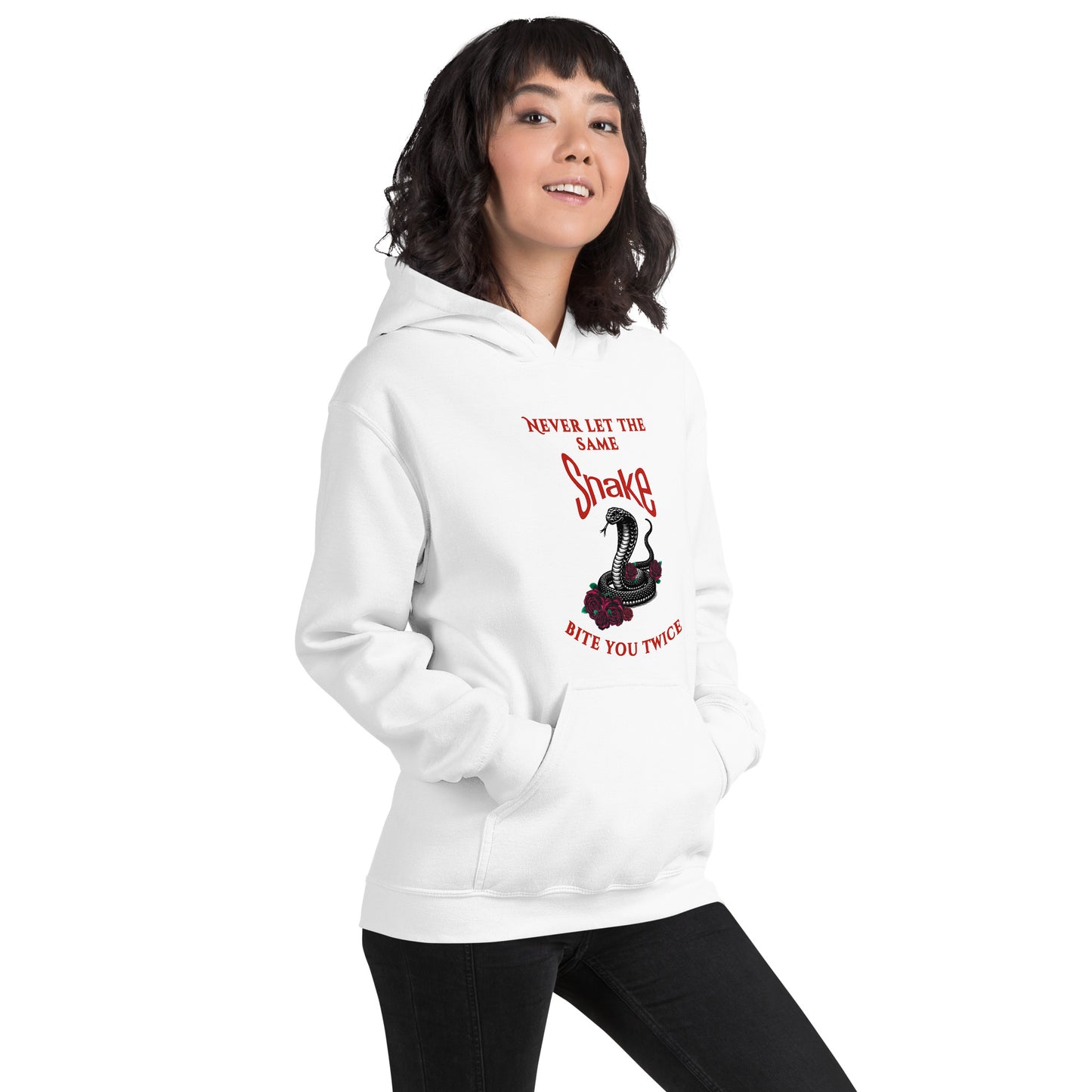 Never let the same snake bite you twice - Unisex Hoodie - by RecreatingKrista
