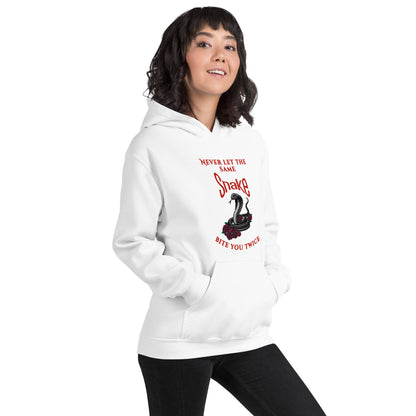 Never let the same snake bite you twice - Unisex Hoodie - by RecreatingKrista