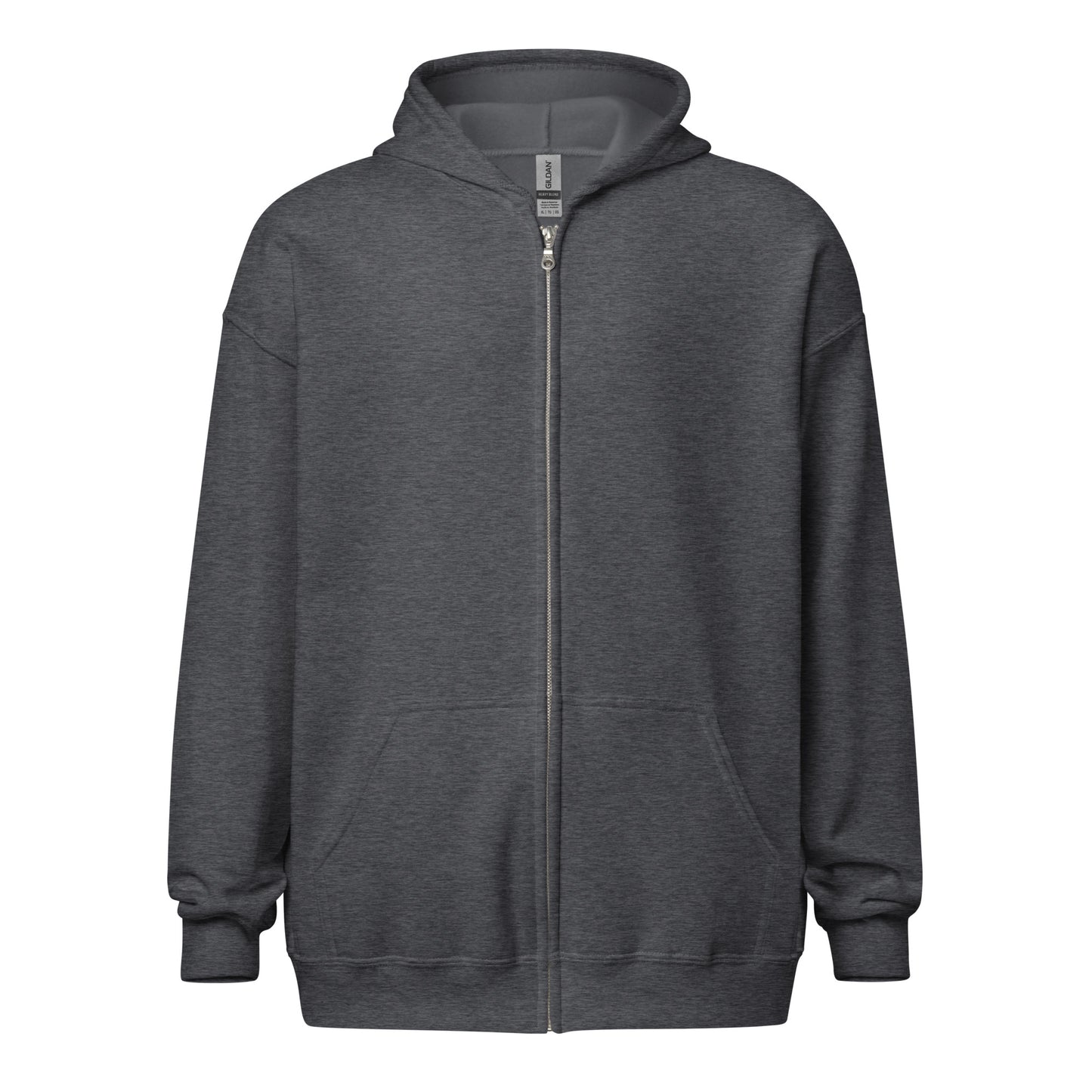 This is My Cardigan (with scroll heart) Unisex Heavy Blend Zip Hoodie by EraofInk