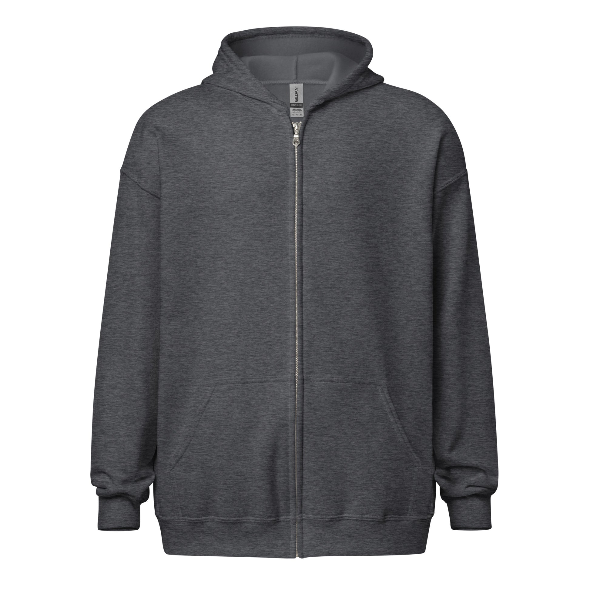 This is My Cardigan (with scroll heart) Unisex Heavy Blend Zip Hoodie by EraofInk