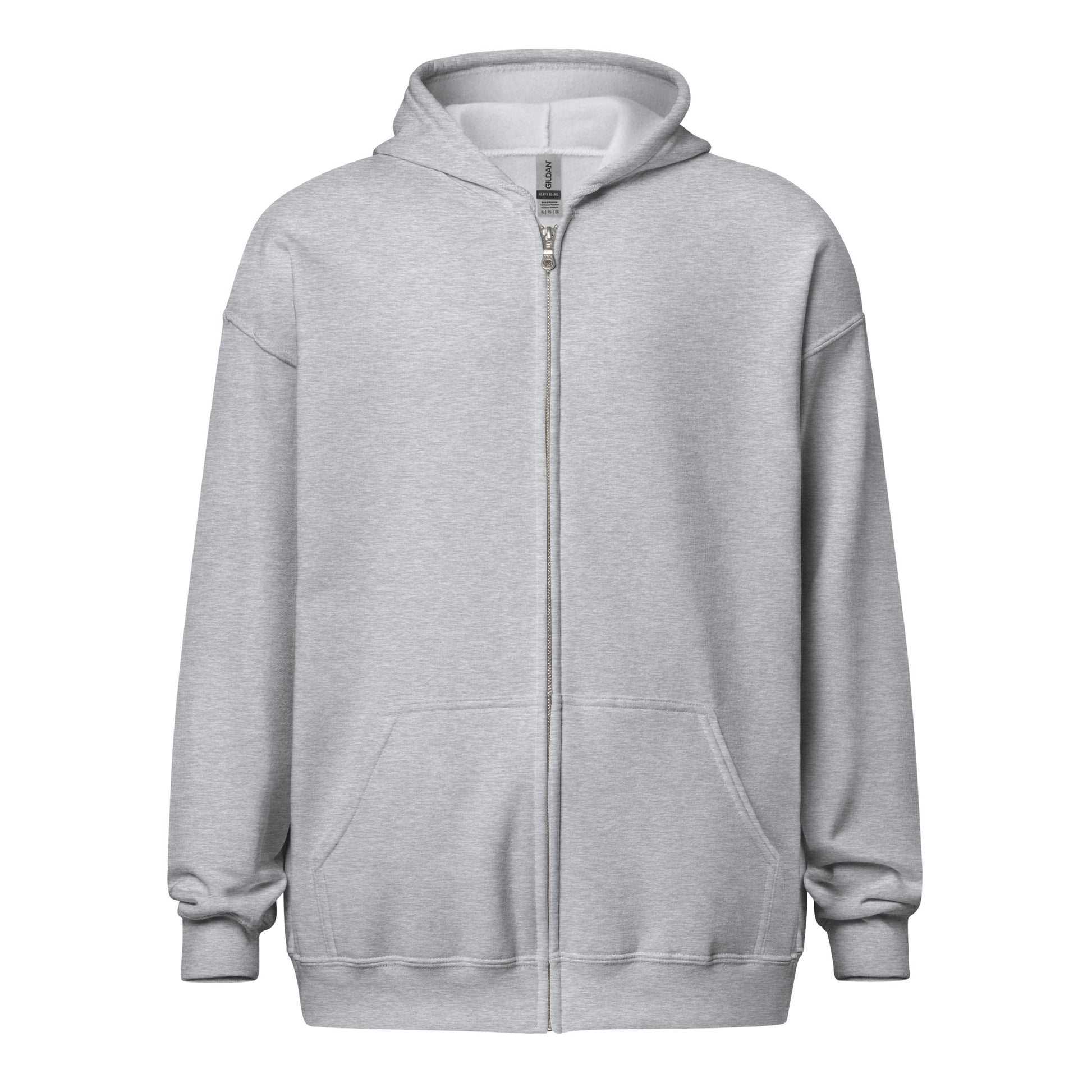 This is My Cardigan (with scroll heart) Unisex Heavy Blend Zip Hoodie by EraofInk