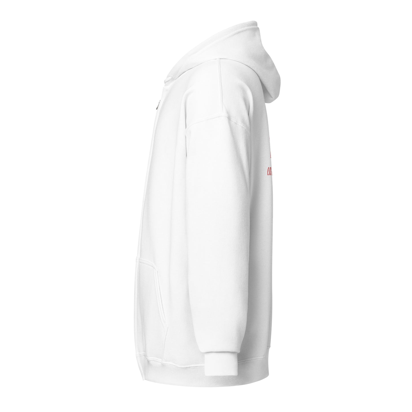 This is My Cardigan (with scroll heart) Unisex Heavy Blend Zip Hoodie by EraofInk