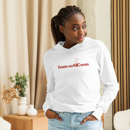 Femin-noME-nom Hooded Lomg Sleeve Tee by EraofInk