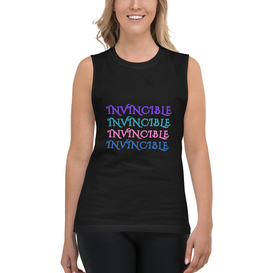 Invincible layered in multiple colors - Muscle Shirt - by RecreatingKrista