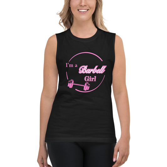 I'm A Barbell GIrl Muscle Shirt by EraofInk Muscle Shirt