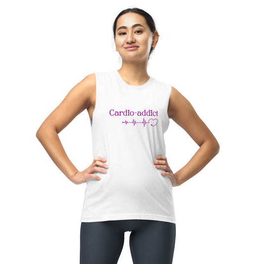 Cardio-Addict Muscle Shirt by EraofInk