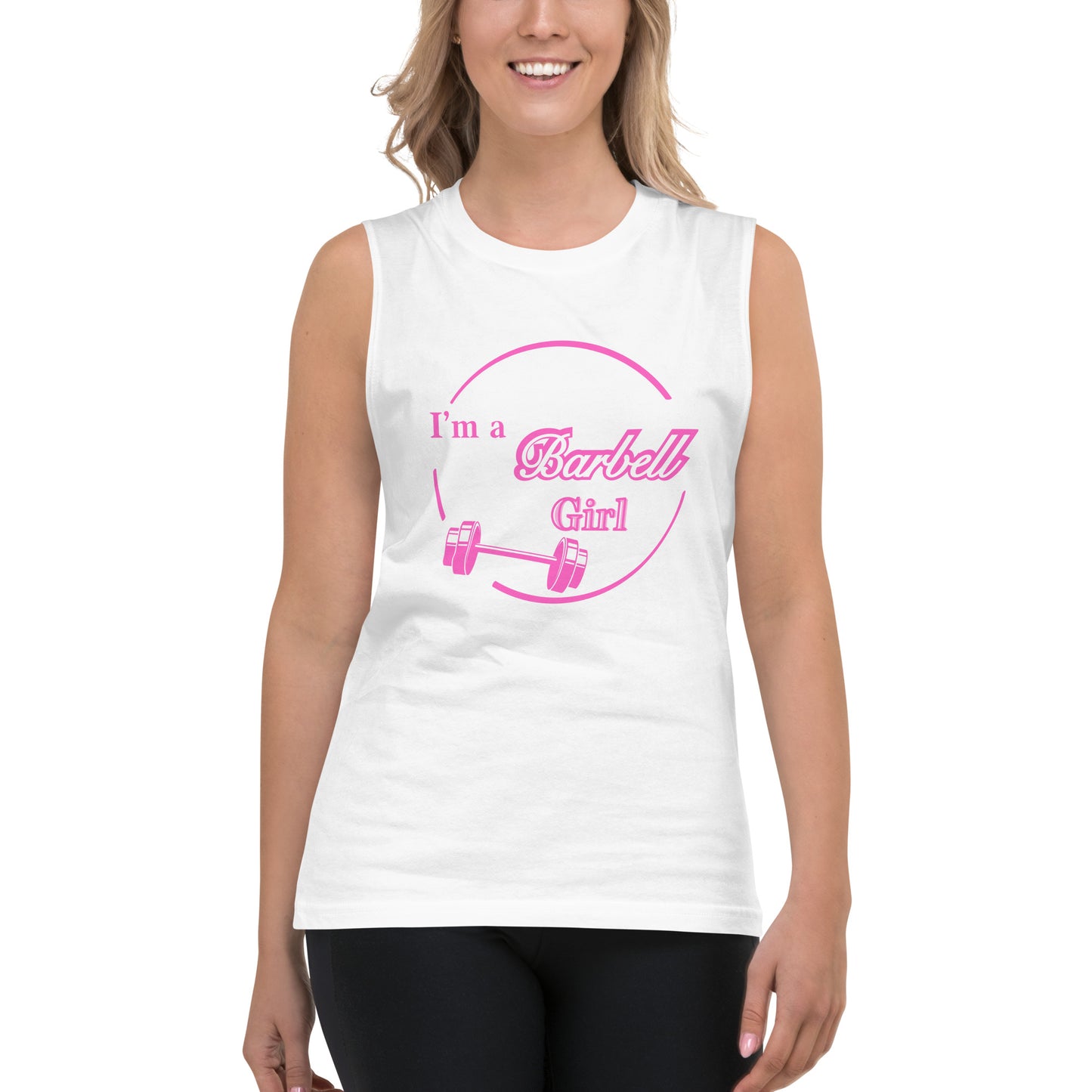 I'm A Barbell GIrl Muscle Shirt by EraofInk Muscle Shirt