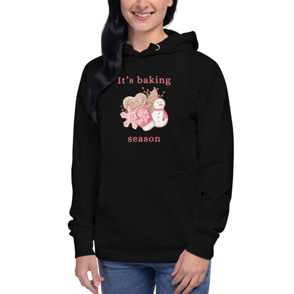 It's Baking Season Christmastime Unisex Hoodie by EraofInk