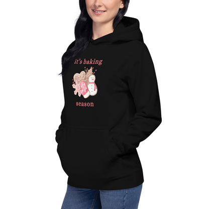 It's Baking Season Christmastime Unisex Hoodie by EraofInk