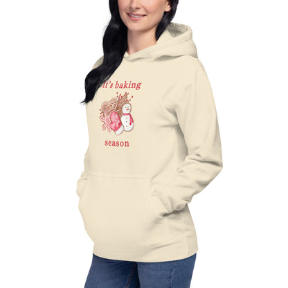 It's Baking Season Christmastime Unisex Hoodie by EraofInk
