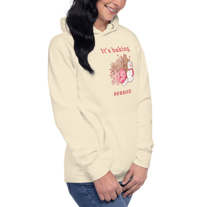 It's Baking Season Christmastime Unisex Hoodie by EraofInk