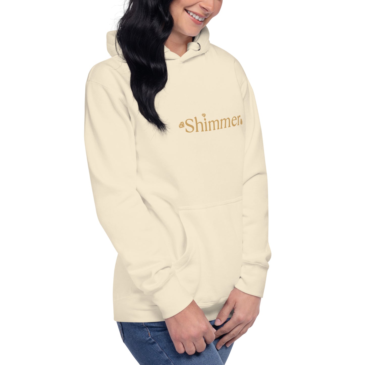 Shimmer UNIQUE TRENDY Design MUST SEE Back Side Unisex Hoodie by EraofInk