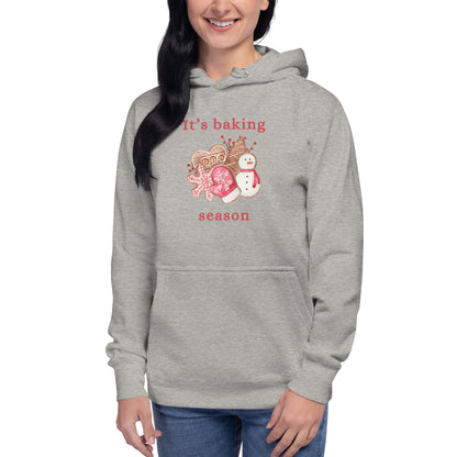 It's Baking Season Christmastime Unisex Hoodie by EraofInk