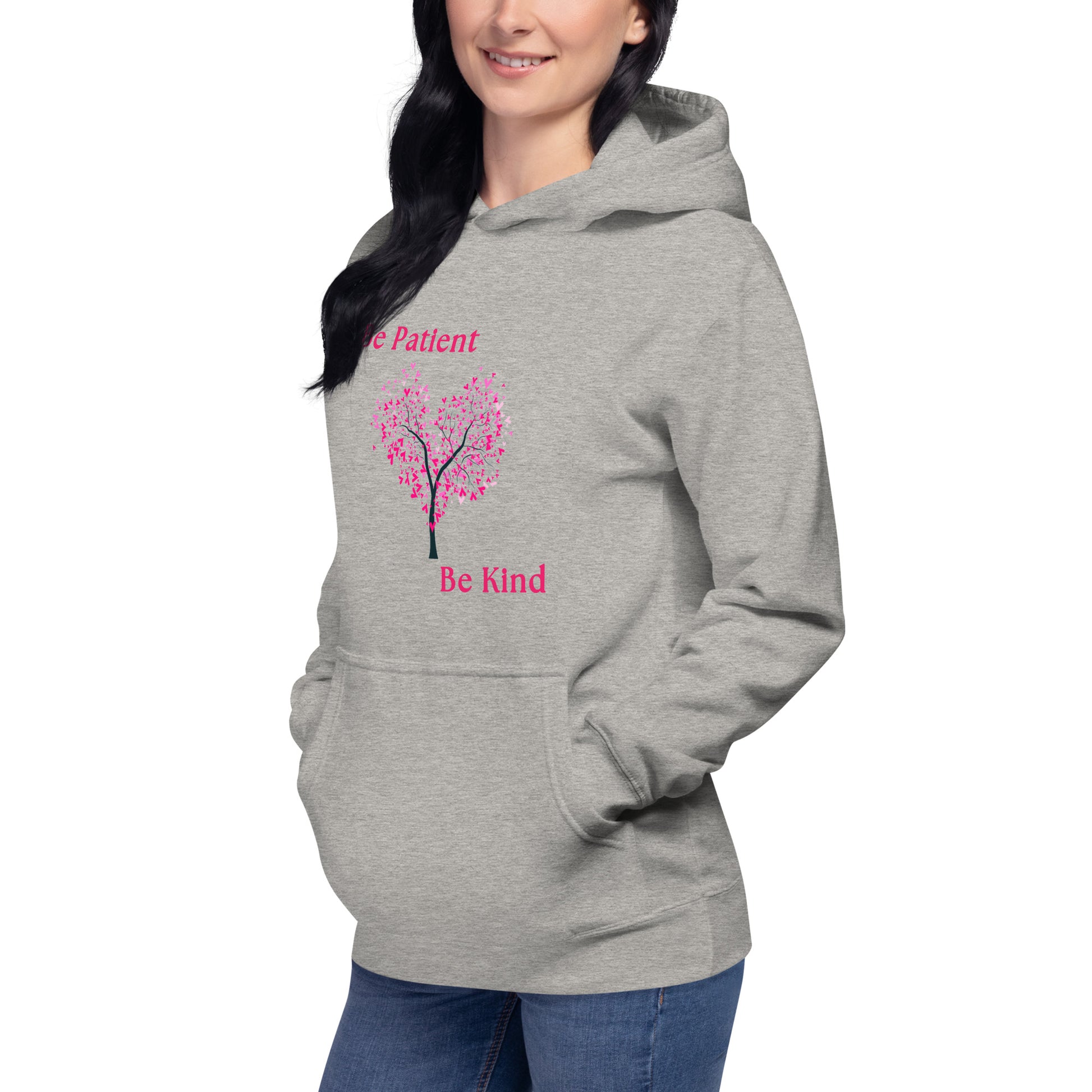 Be Patient Be Kind Unisex Hoodie by RecreatingKrista