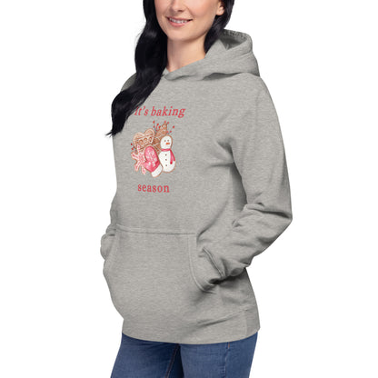 It's Baking Season Christmastime Unisex Hoodie by EraofInk