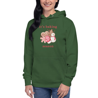 It's Baking Season Christmastime Unisex Hoodie by EraofInk