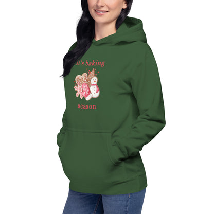 It's Baking Season Christmastime Unisex Hoodie by EraofInk