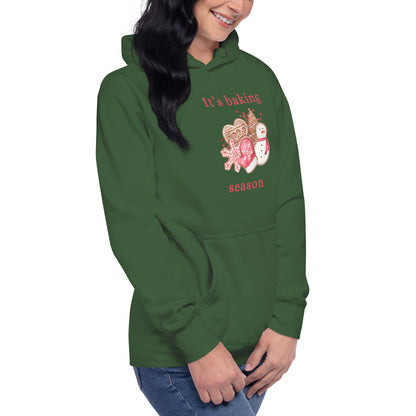 It's Baking Season Christmastime Unisex Hoodie by EraofInk