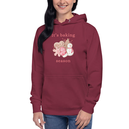 It's Baking Season Christmastime Unisex Hoodie by EraofInk