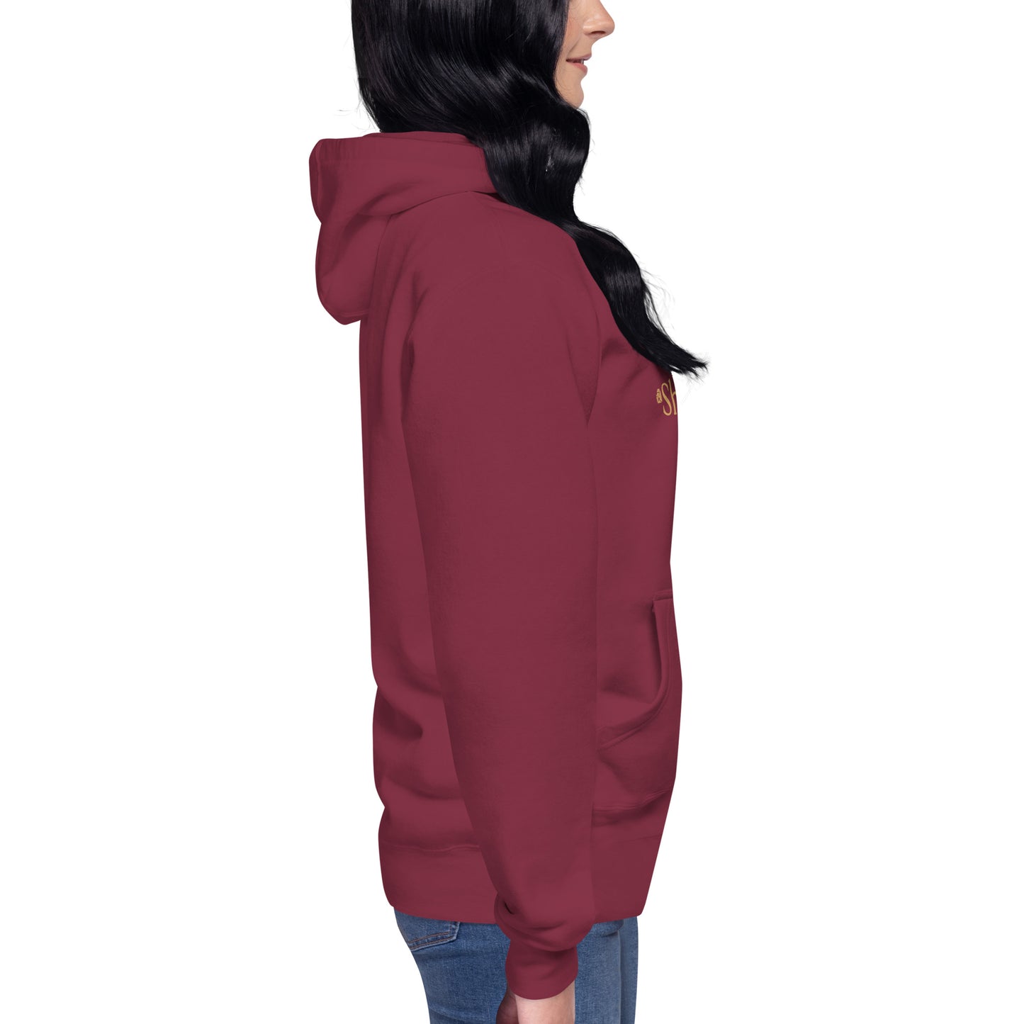 Shimmer UNIQUE TRENDY Design MUST SEE Back Side Unisex Hoodie by EraofInk